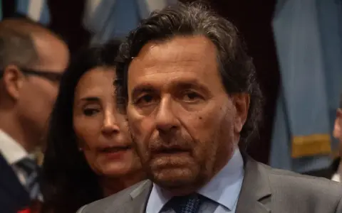 Javier Milei y Gustavo Sáenz