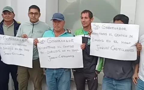 La campaña por el centro de diálisis que se realizó esta mañana en Güemes