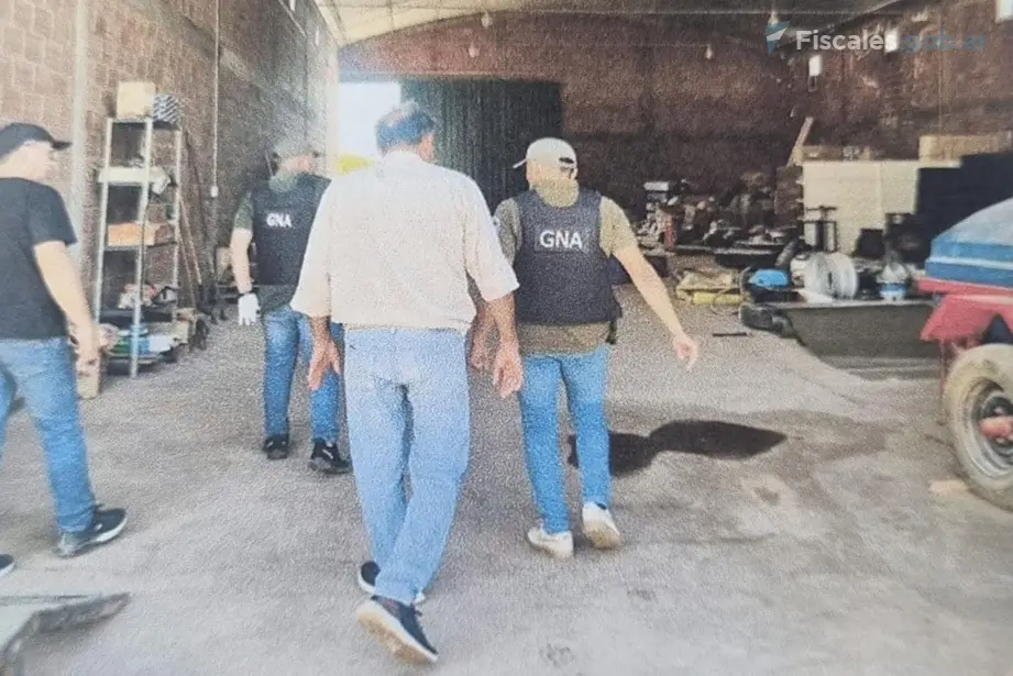 Gendarmes en uno de los procedimientos.