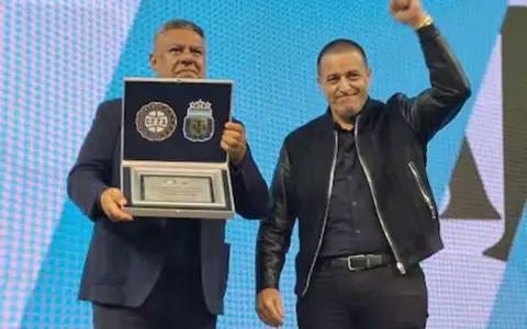 Claudio Tapia y Pablo Toviggino.