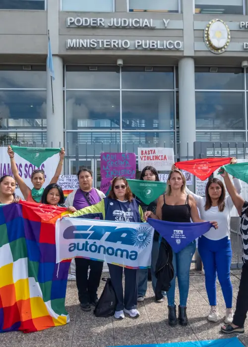 Protesta en Ciudad Judicial