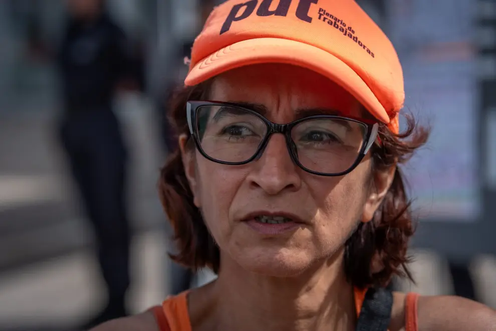 Protesta en ciudad judicial Gabriela Cerrano