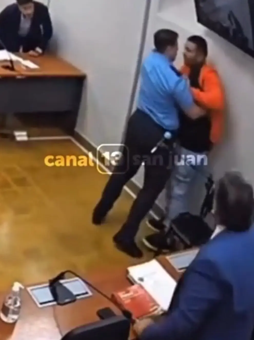Preso violento en san Juan