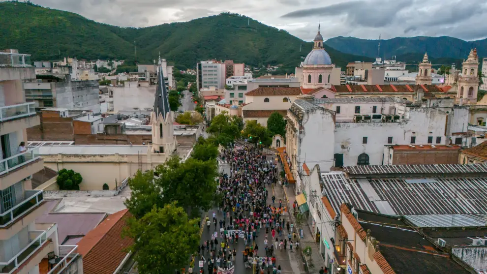 Marcha del 8M en Salta