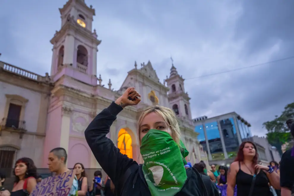 Marcha del 8M en Salta