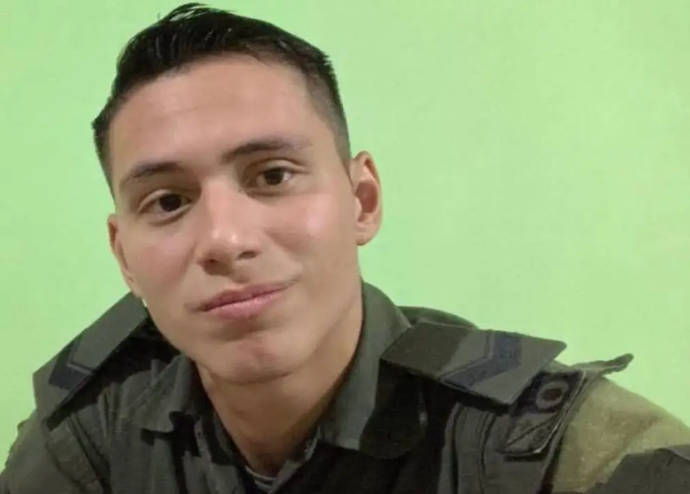 El cabo Mauro Ponte, falleció este lunes en el hospital San Vicente de Paul.