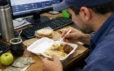 Argentinos saltean las comidas