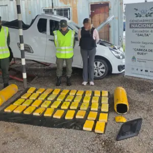 Salta: Una mujer detenida con más de 44 kilos de cocaína ocultos en una camioneta