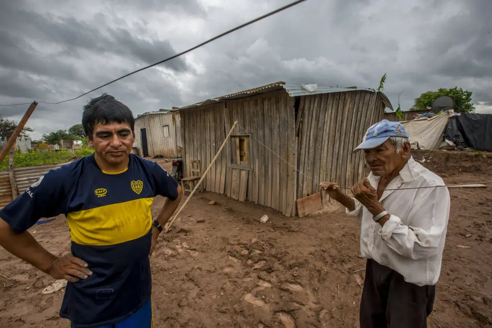 Asentamiento en Joaquin V. Gonzalez pobreza inflacion 