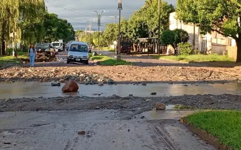 Así quedó Metán anegado