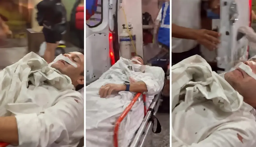 El diputado fue atendido en el Hospital Regional de Concepción