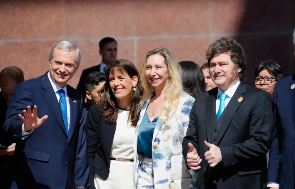 Javier Milei participó de la asunción de José Antonio Kast