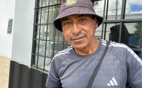 Alfredo, vendedor ambulante