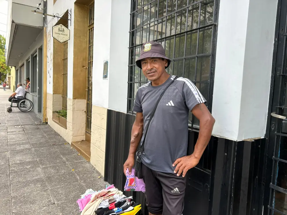 Alfredo, vendedor ambulante