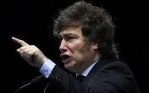 Milei en el Foro Económico de Madrid.