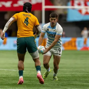 Con el salteño Eliseo Morales, Los Pumas 7's vencieron a Australia y se quedaron con el podio en Nueva York
