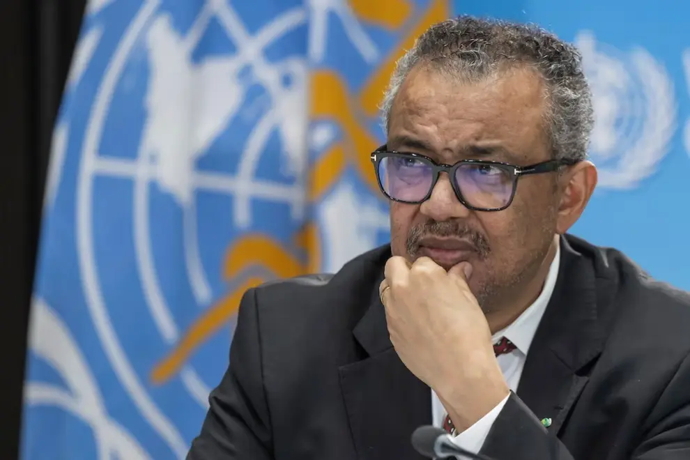 Dr. Tedros Adhanom Ghebreyesus es el actual Director General de la Organización Mundial de la Salud (OMS),