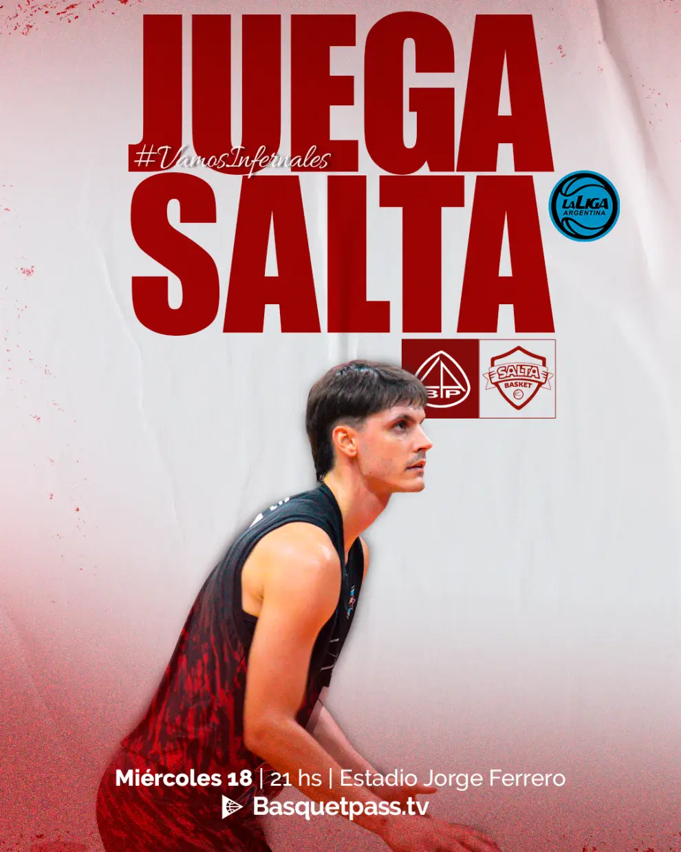 Anuncio oficial del partido de mañana.