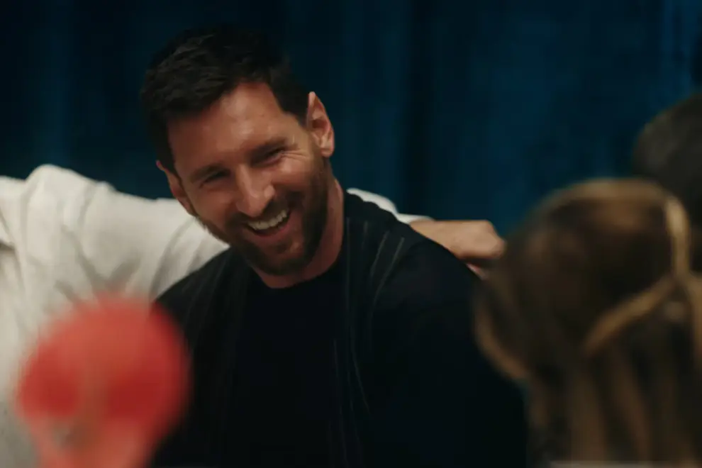 Messi en el Video de Tini