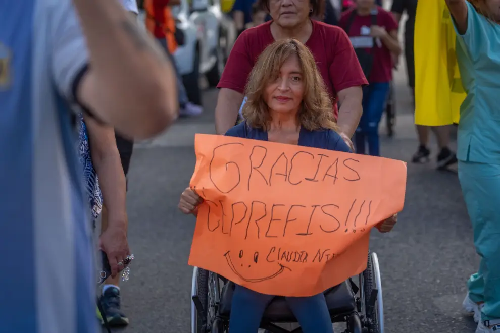 Festejos por las calles por el Día Mundial de la Rehabilitación