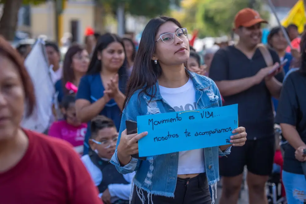 Festejos por las calles por el Día Mundial de la Rehabilitación
