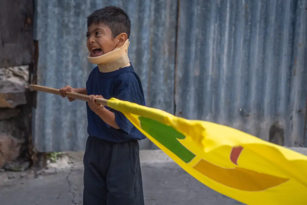 Festejos por las calles por el Día Mundial de la Rehabilitación