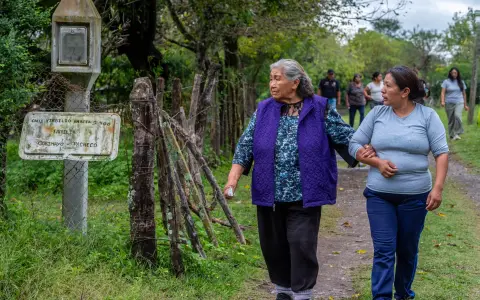 Habitantes de la comunidad LULE en San Lorenzo denuncian que perderan sus tierras