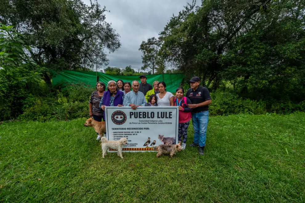 Habitantes de la comunidad LULE en San Lorenzo denuncian que perderan sus tierras