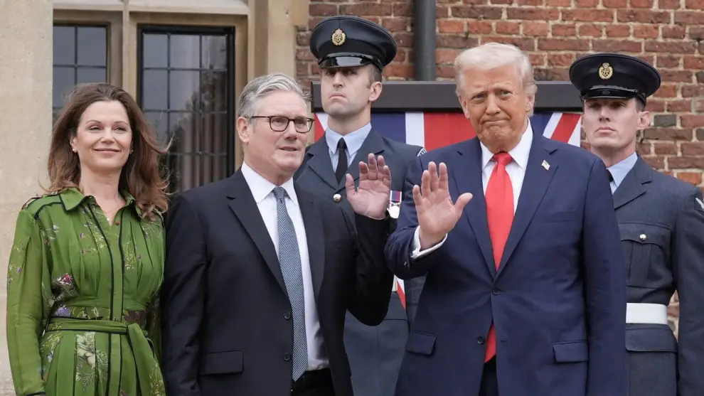 El primer ministro británico se reúne con Donald Trump