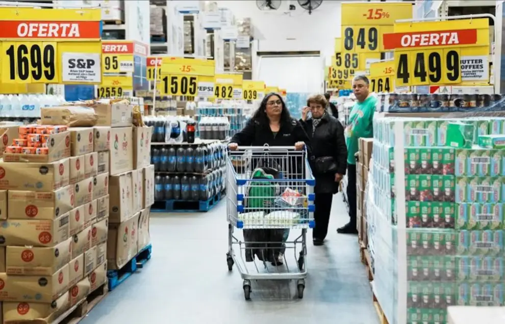 Bajo consumo en los supermercados