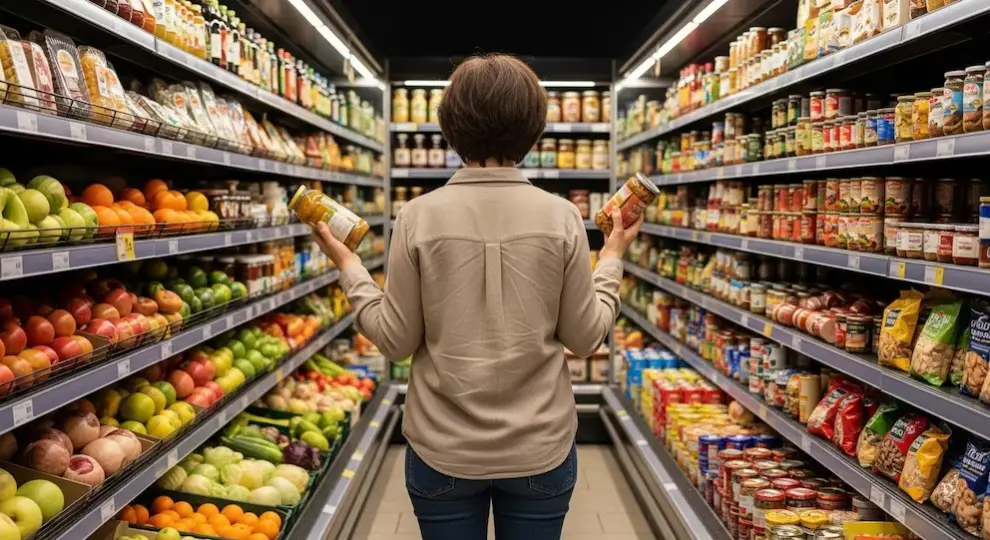 Bajo consumo en los supermercados