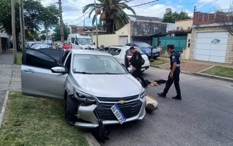 Persecución de película en Morón.