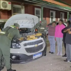 VIDEO: Detenidos con más de 63 kilos de cocaína ocultos en un auto que viajaba desde Orán a La Matanza