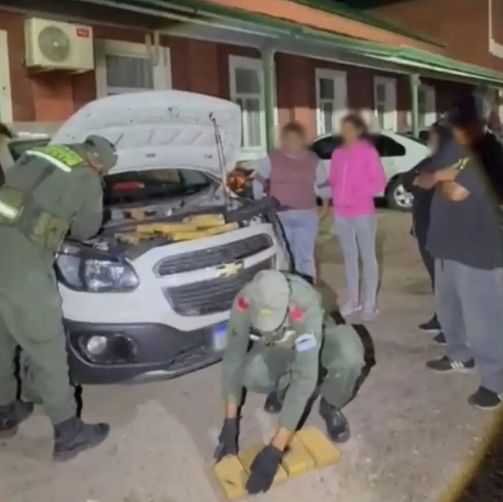 Secuestro de 63 kilos de cocaína.