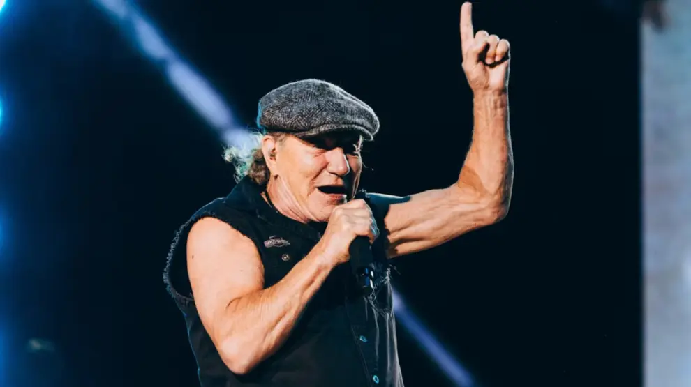Brian Johnson y Angus Young volvieron a brillar