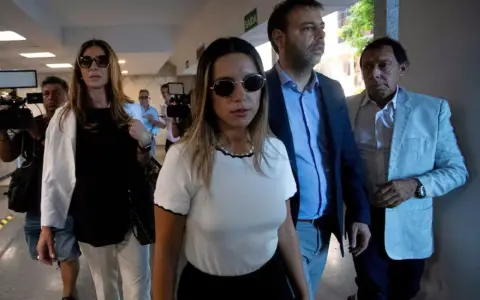 Agostina Páez y su padre, Mariano Páez