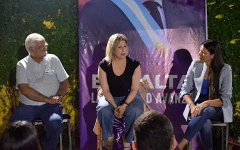 La ministra Alejandra Monteoliva en Salta.