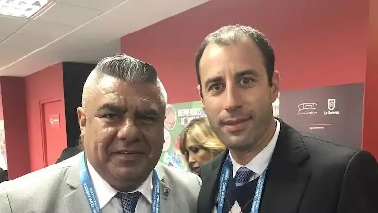 Diego Guacci y Claudio "Chiqui" Tapia