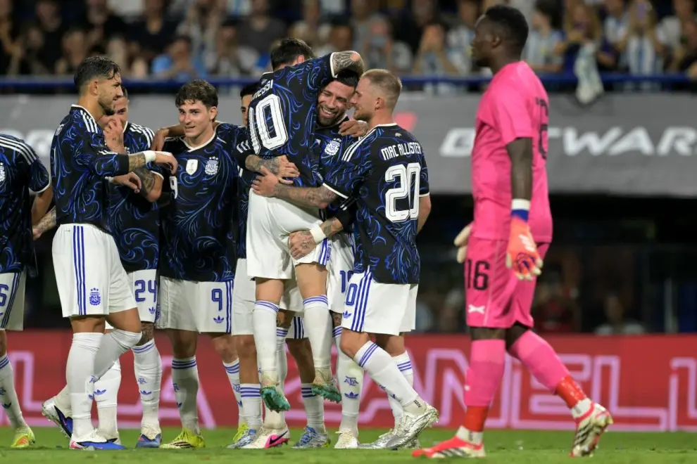 Goleada de Argentina.
