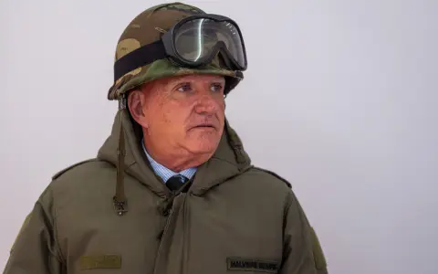 Hugo Navas ex combatiente de Malvinas