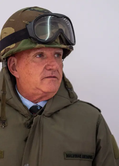 Hugo Navas ex combatiente de Malvinas