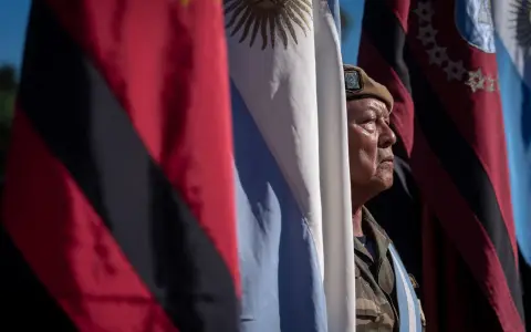 44 años de la guerra de Malvinas acto en el Campo de la Cruz