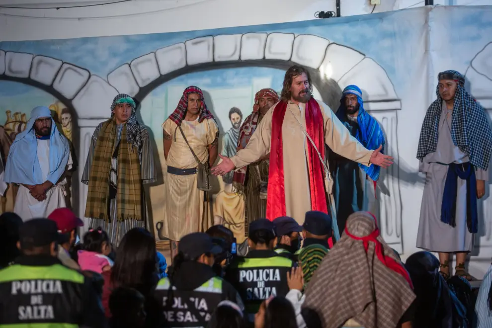 La pasion de cristo en chicoana (2023)