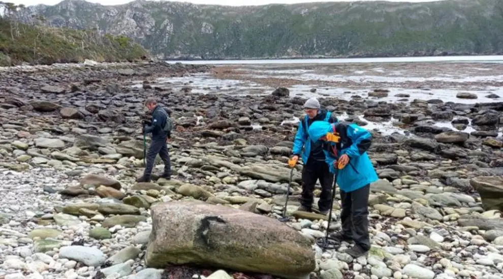 El trabajo de los investigadores en la Isla de los Estados