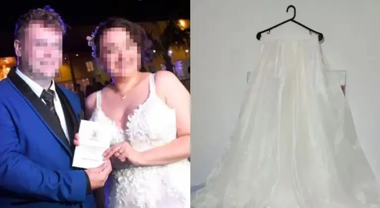 La pareja confió la organización de su casamiento a una supuesta profesional, pero terminaron sin fiesta