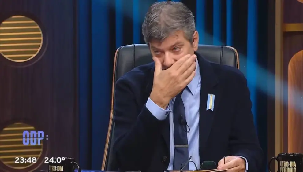 Mario Pergolini emocionado en Otro Día Perdido