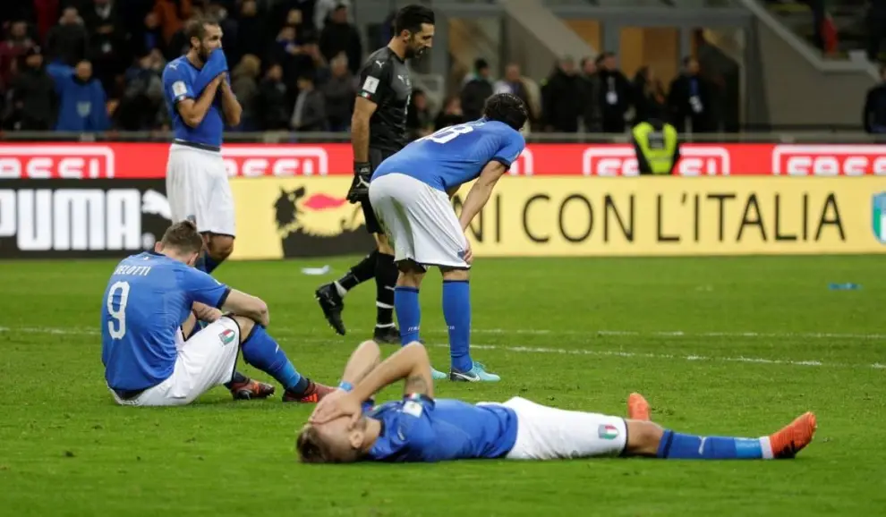 Italia quedó fuera de un Mundial por tercera vez consecutiva