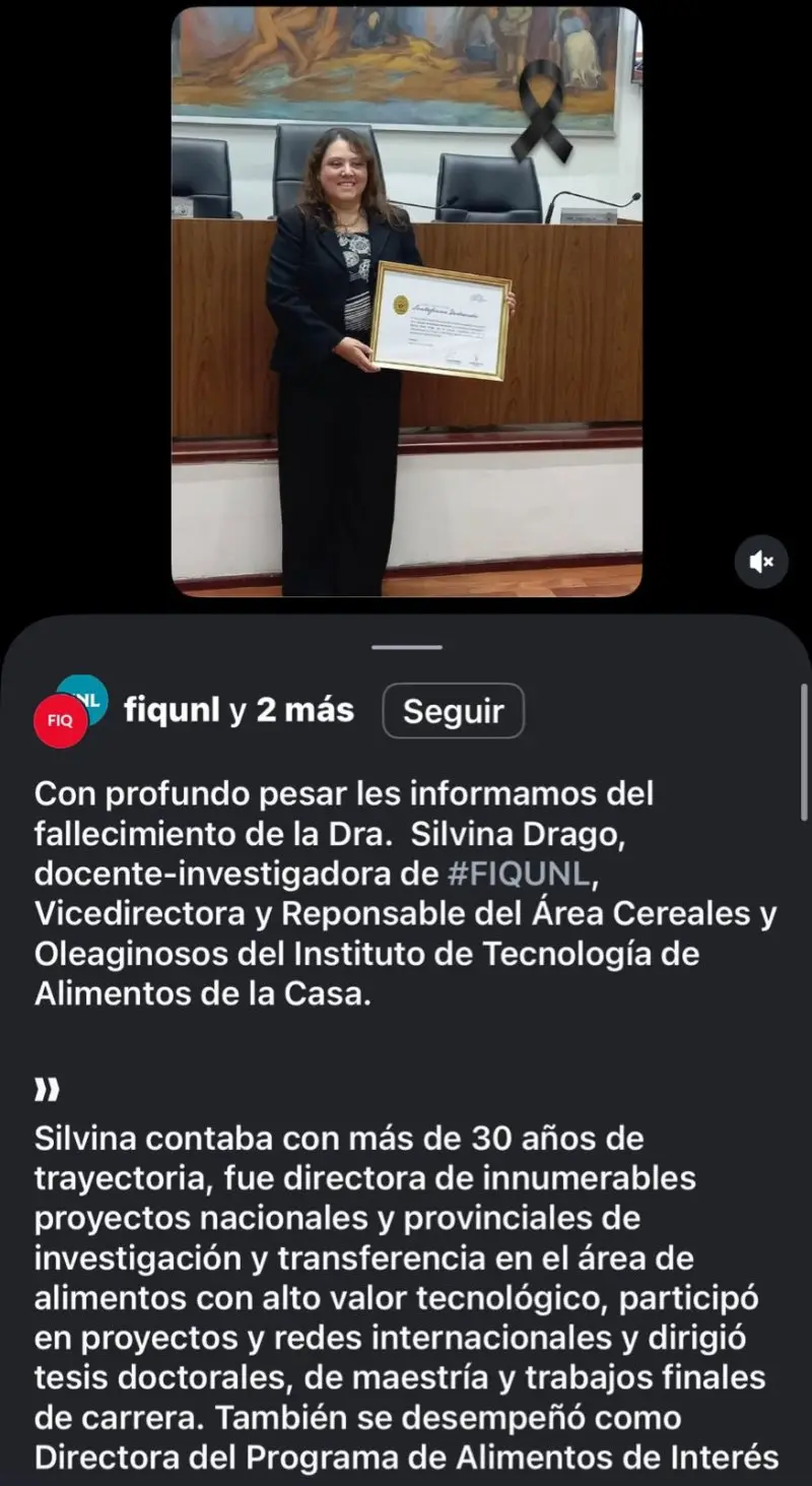 Posteo de la facultad de Quimica