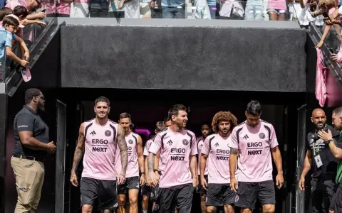 Lionel Messi encabeza el reconocimiento del Inter Miami al nuevo estadio.