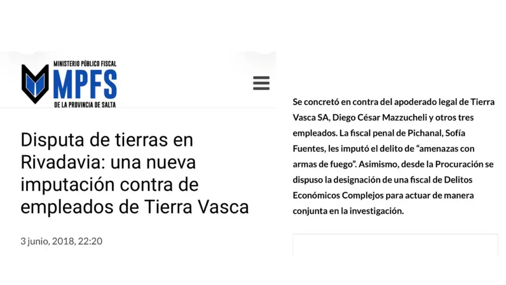 Imputaciones a empleados de la familia Pocovi.
